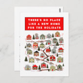 不動産仲介業者ホリデーカード ポストカード (正面/裏面)