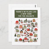 不動産仲介業者ホリデーカード ポストカード (正面/裏面)