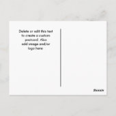 不動産仲介業者ホリデーカード ポストカード (裏面)