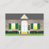 不動産仲介業者ホワイトウォッシュブリックハウス写真 名刺 (裏面)