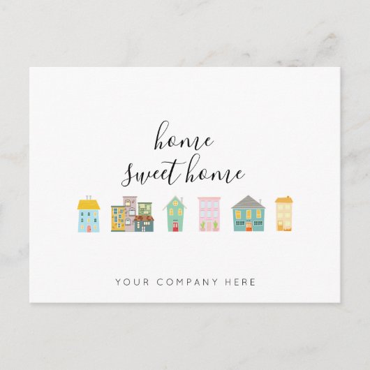 不動産仲介業者ホームスイートホームプロモーション  ポストカード (正面)