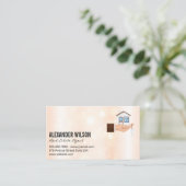 不動産仲介業者ホールディングハウス鍵 名刺 (スタンド正面)