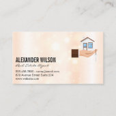 不動産仲介業者ホールディングハウス鍵 名刺 (正面)