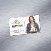 不動産仲介業者ホールディングホーム | ビジネスウーマン マグネット名刺 (インサイチュ)