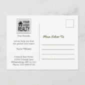 不動産仲介業者マーケティングウェルカムホームレッドドアパイナップル 案内ポストカード (裏面)