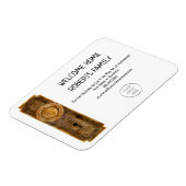 不動産仲介業者マーケティングウェルカムホーム引っ越し祝いパーティー マグネット (左側)