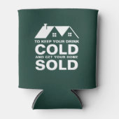 不動産仲介業者マーケティングクライアント実在ギフトエステートプロモーション 缶クーラー (正面)