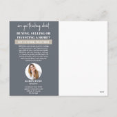 不動産仲介業者マーケティングクリスマスホリデーポストカード シーズンポストカード (裏面)