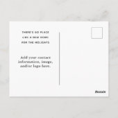 不動産仲介業者マーケティングホリデーカード ポストカード (裏面)