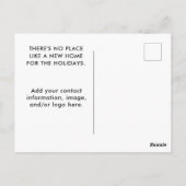 不動産仲介業者マーケティングホリデーカード ポストカード (裏面)