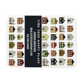 不動産仲介業者マーケティング促進磁石 マグネット (横)