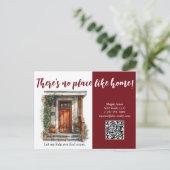 不動産仲介業者メーラー実在エステートマーケティングはがき ポストカード (スタンド正面)