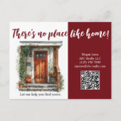 不動産仲介業者メーラー実在エステートマーケティングはがき ポストカード (正面)