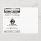 不動産仲介業者メーラー実在エステートマーケティング農業こんにちは ポストカード (裏面)