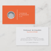 不動産仲介業者モダン又は弁護士名刺 名刺 (正面/裏面)