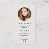 不動産仲介業者モーゲージラッキー金ゴールド鍵フォトライトサンド 名刺 (裏面)