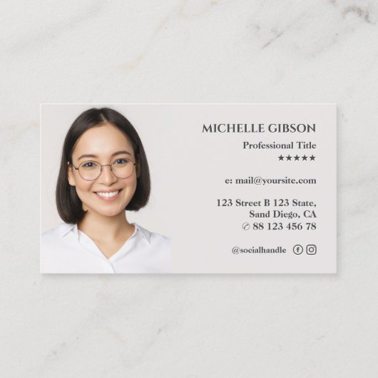 不動産仲介業者ラッキー金ゴールド鍵モーゲージライトサンド 名刺 (裏面)