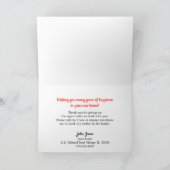 不動産仲介業者レッドドアが売れたサインサンキューカード サンキューカード (内部)