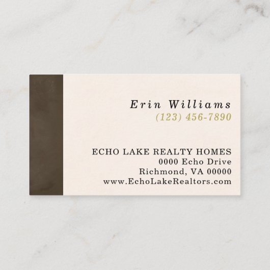 不動産仲介業者ロゴと写真の追加 |不動産実在代理業者 名刺 (裏面)