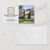 不動産仲介業者ロゴ | レジデンシャルハウス 名刺 (正面/裏面)