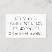 不動産仲介業者不動産ブローカーが手持鍵を売却  名刺 (裏面)