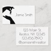 不動産仲介業者不動産ブローカーが手持鍵を売却  名刺 (正面/裏面)