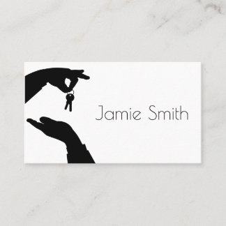 不動産仲介業者不動産ブローカーが手持鍵を売却 名刺