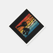 不動産仲介業者不動産仲介業者レトロヴィンテージ スタンダードカクテルナプキン (角)