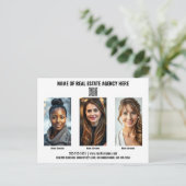 不動産仲介業者事業マーケティング葉書DIYカスタム ポストカード (スタンド正面)