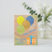 不動産仲介業者住宅ハッピーバースデーカスタムカード (スタンド正面)