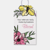 不動産仲介業者写真の紹介ありがとうございます ギフトタグ (正面)