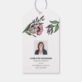 不動産仲介業者写真の紹介ありがとうございます ギフトタグ (裏面)