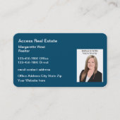不動産仲介業者写真テンプレート名刺 名刺 (正面)