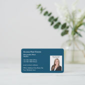 不動産仲介業者写真テンプレート名刺 名刺 (スタンド正面)