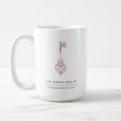 不動産仲介業者又は実在不動産事務所ふでたて コーヒーマグカップ (左)