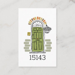 不動産仲介業者名(郵便番号マーケティング)  名刺