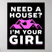 不動産仲介業者実在エステートエージェント私はあなたの家が必要 ポスター (正面)