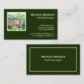 不動産仲介業者実在エステートエージェントRydal山 名刺 (正面/裏面)