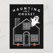 不動産仲介業者実在エステート10月ハロウィンはがき ポストカード (正面)