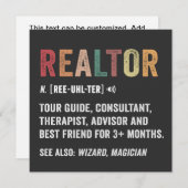 不動産仲介業者実在エテートおもしろい引用文カード (正面/裏面)