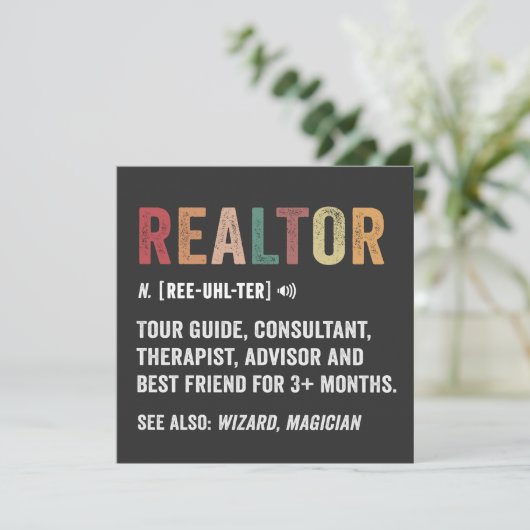 不動産仲介業者実在エテートおもしろい引用文カード (スタンド正面)