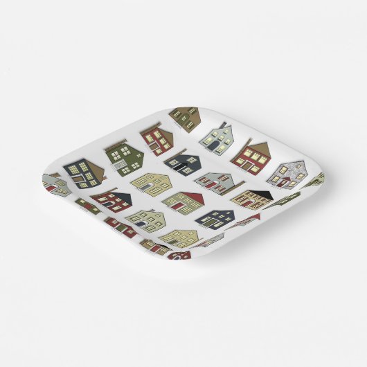 不動産仲介業者実在エテート紙プレート ペーパープレート (傾斜あり)