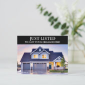 不動産仲介業者実在不動産の写真のみ ポストカード (スタンド正面)