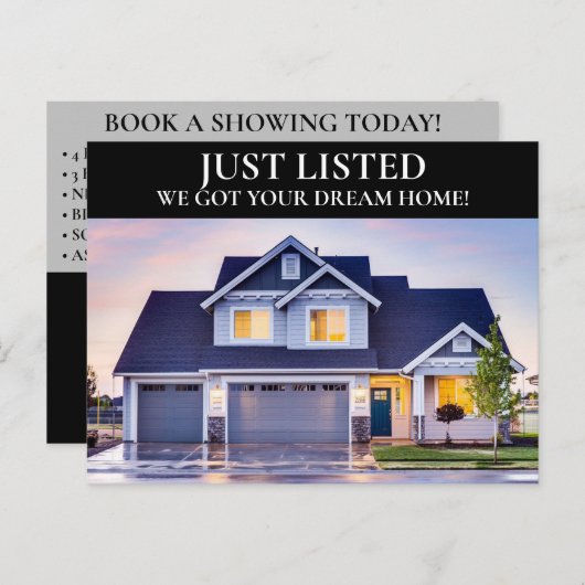 不動産仲介業者実在不動産の写真のみ ポストカード (正面/裏面)