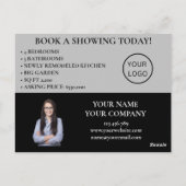 不動産仲介業者実在不動産の写真のみ ポストカード (裏面)