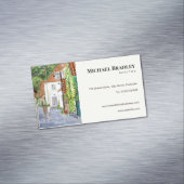 不動産仲介業者実在不動産不動産物件デンマークの町 マグネット名刺 (インサイチュ)