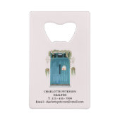 不動産仲介業者実在不動産代理店プロモーションまたは景品 クレジットカード栓抜き (裏面)