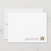 不動産仲介業者実在不動産業者ブローカー サンキューカード (正面)