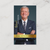 不動産仲介業者実在不動産業者プロフェッショナルQRコード 名刺 (正面)