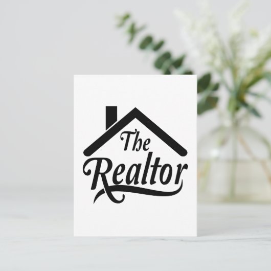 不動産仲介業者実在State Agentはがき ポストカード (スタンド正面)